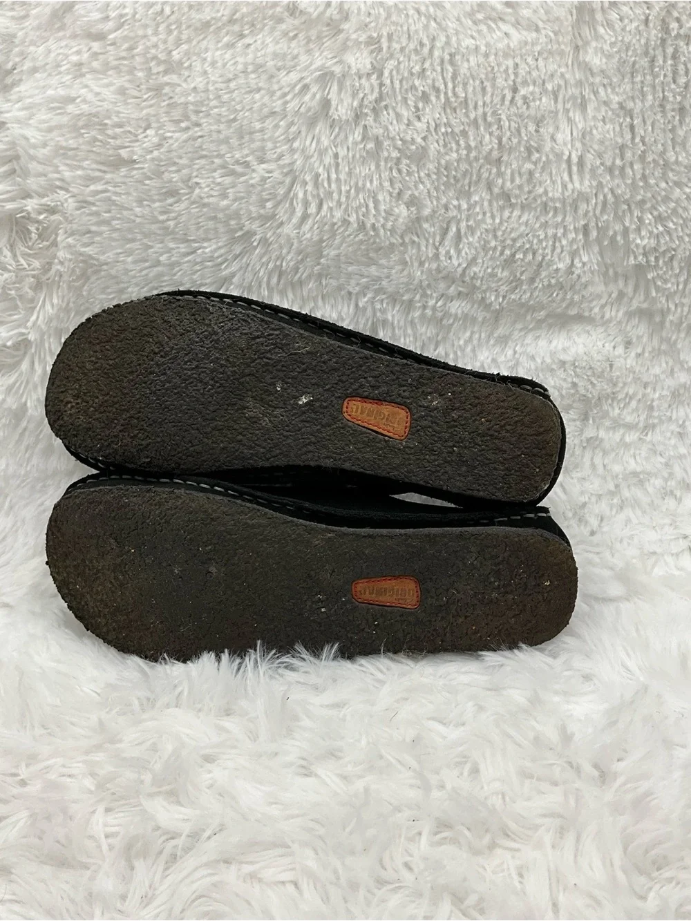 Clarks Originals Desert Trek Size 9.5 M Black Suede Leather Crepe Sole